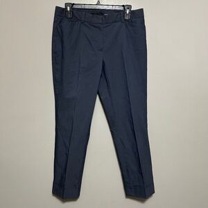 Brooks Brothers Women's Pants 6 Blue Natalie Fit 32X26 Chino Flat Front Stretch